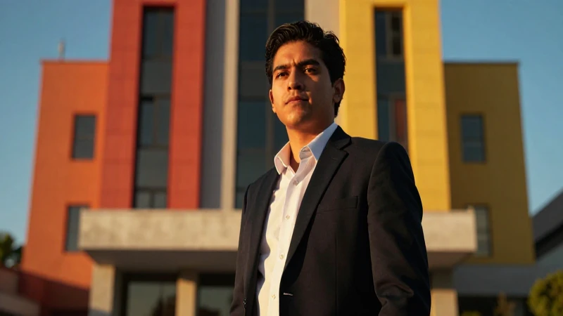Joven mexicana aspiracional con luz cinematográfica