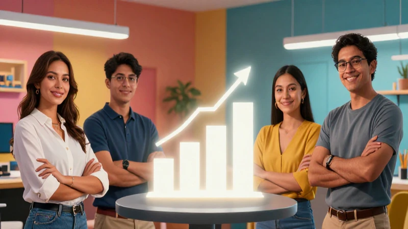 Profesionales jóvenes y modernos buscan crecimiento