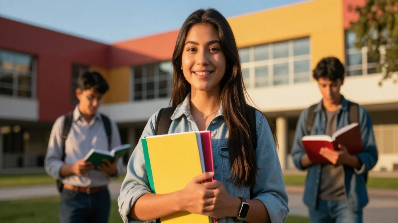 Estudiante mexicano celebra éxito académico
