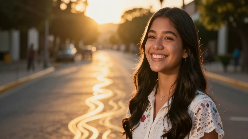Estudiante mexicano, sonrisa, luz y oportunidad