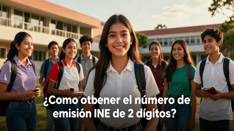 Estudiantes mexicanos en campus con luz dorada