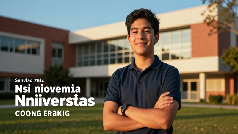 Estudiante universitario mexicano logra progreso en campus moderno