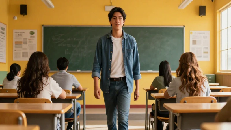 Estudiante mexicano en camino hacia el futuro
