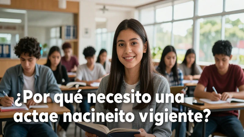 Obtén tu acta de nacimiento vigente en línea