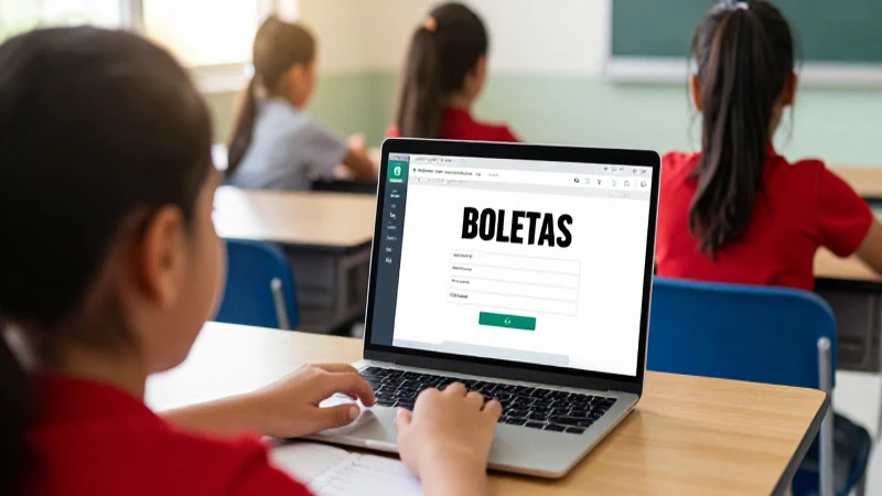 Obtén boletas escolares en línea para éxito académico
