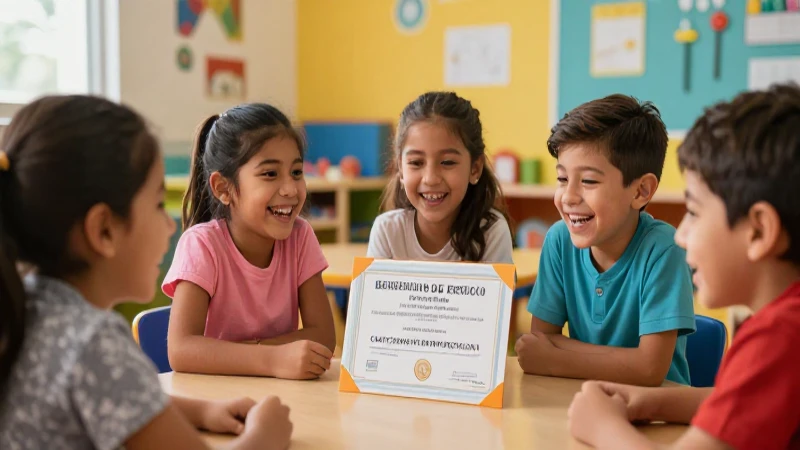 Preescolar: Obtén tu certificado oficial