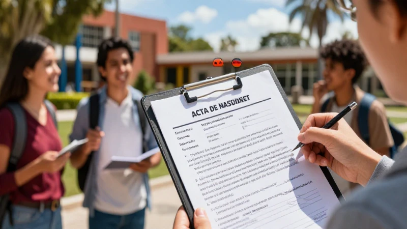 Imprime tu acta de nacimiento después de conseguir tu folio