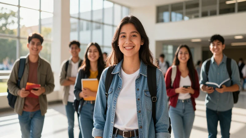 Estudiantes mexicanos son brillantes en su campus moderno