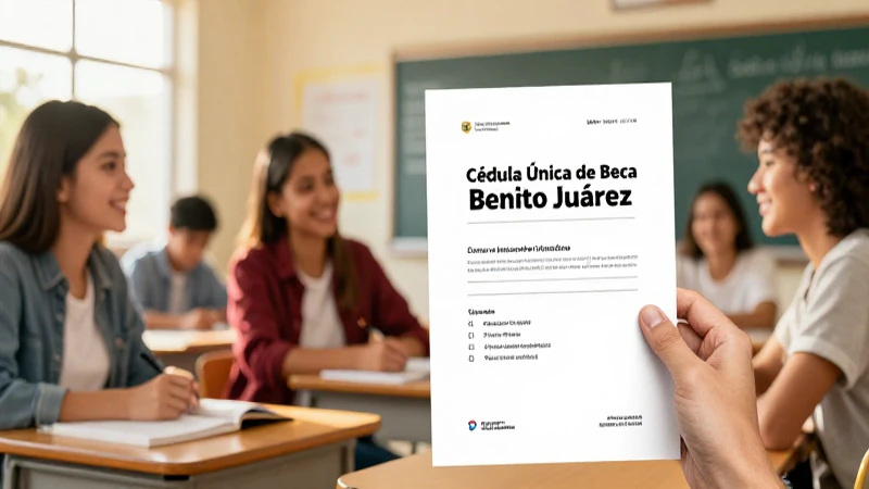 Requisitos para la Cédula Benito Juárez