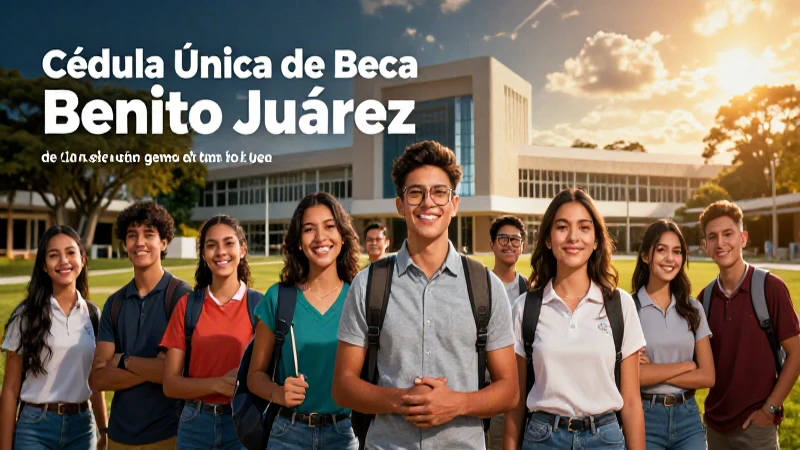 Conoce cómo obtener tu Cédula Única de Beca Benito Juárez
