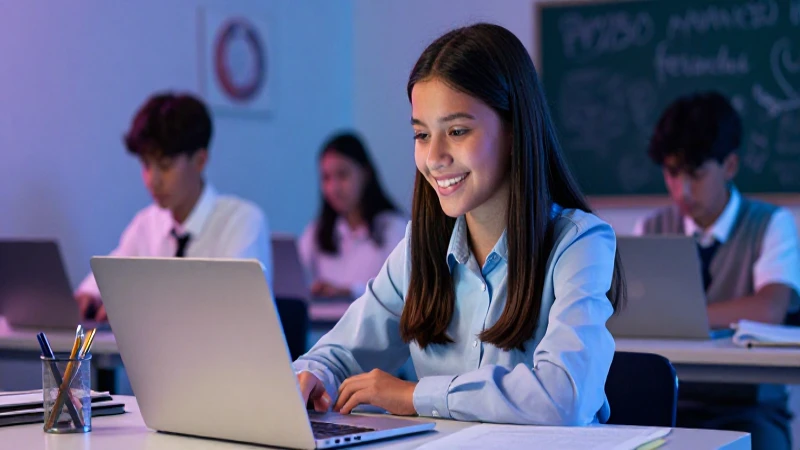 Estudiante mexicano exitoso en entorno digital