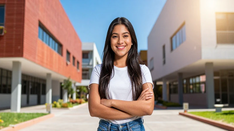 Estudiante mexicano con futuro brillante en la universidad