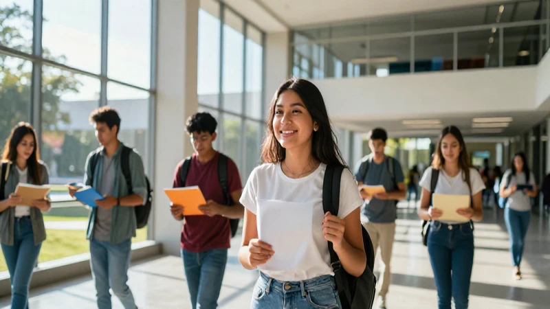 Joven mexicano triunfa en la universidad con luz vibrante