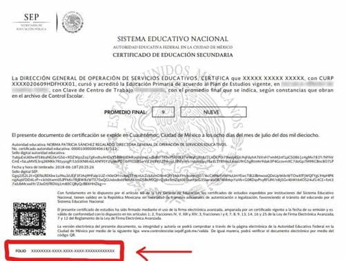 obten facilmente el folio de la sep para secundaria y asegura tu inscripcion