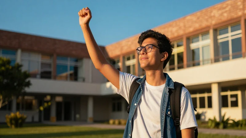 Estudiante mexicano busca el éxito moderno