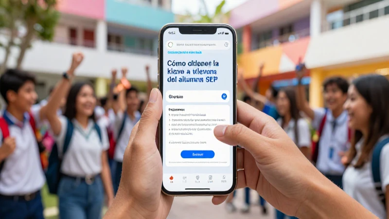 Pasos para obtener la clave del alumno SEP