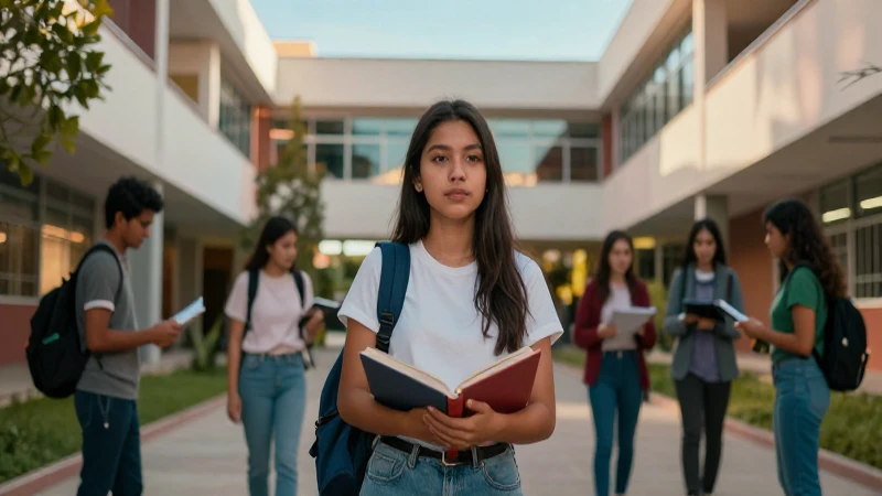 Estudiantes mexicanos logran su futuro en el campus moderno