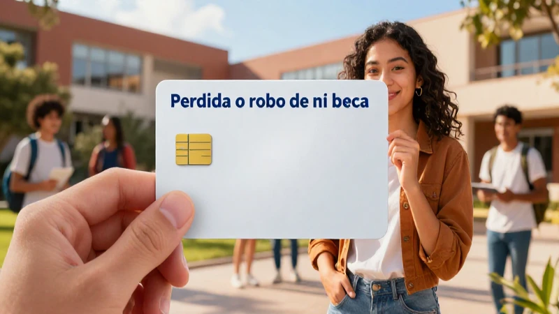 Gestión y problemas de la tarjeta de beca