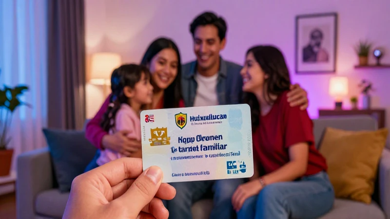 Obtener la tarjeta familiar en Huixquilucan
