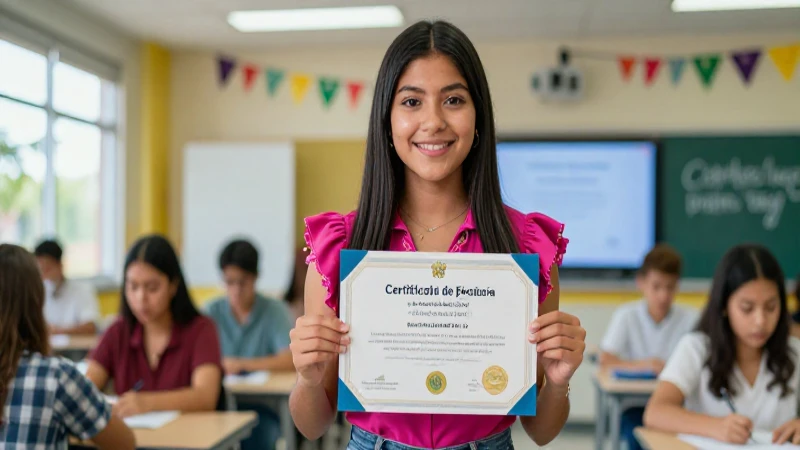 Costo y tiempo del certificado de primaria 2020