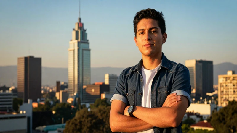 Joven mexicano triunfa con vistas de CDMX