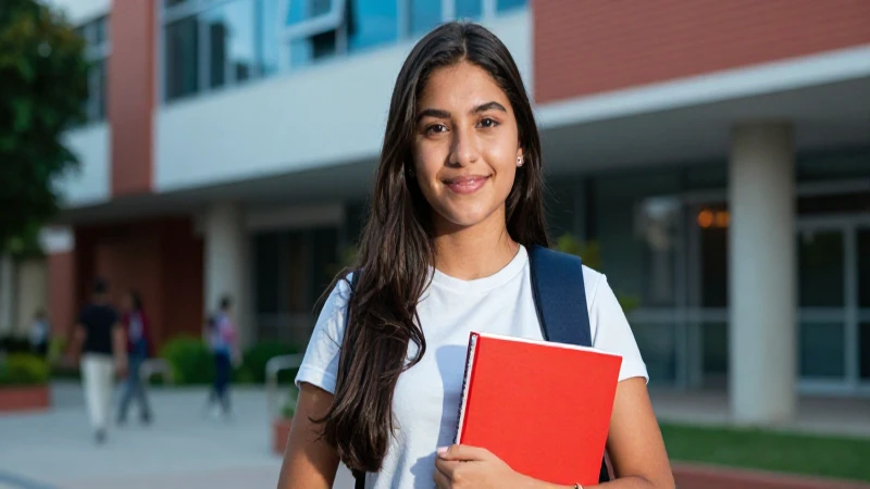 Estudiante mexicana triunfa en ambiente universitario moderno