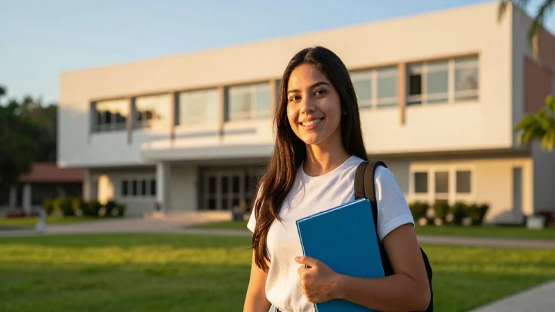 Estudiante mexicano triunfa en campus universitario brillante