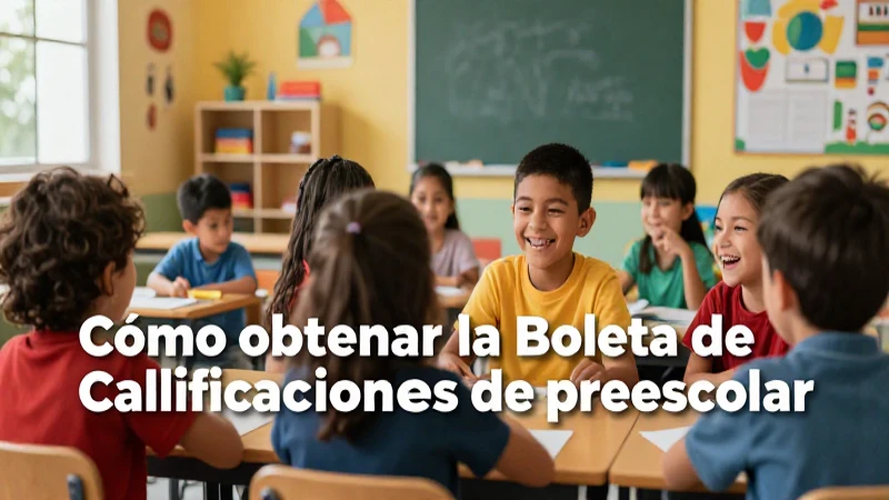 Proceso para solicitar la boleta de preescolar