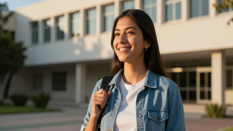 Estudiante mexicano exitoso en la universidad