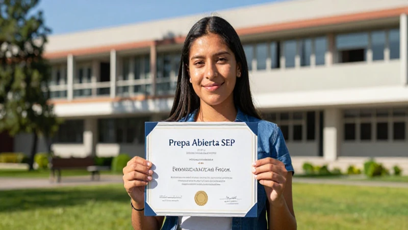 Certificado Prepa Abierta SEP y beneficios