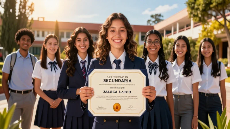 Obtén tu certificado de secundaria en Jalisco