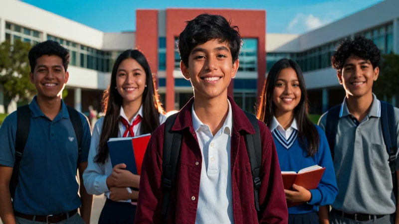 Estudiantes mexicanos son exitosos en un campus vibrante