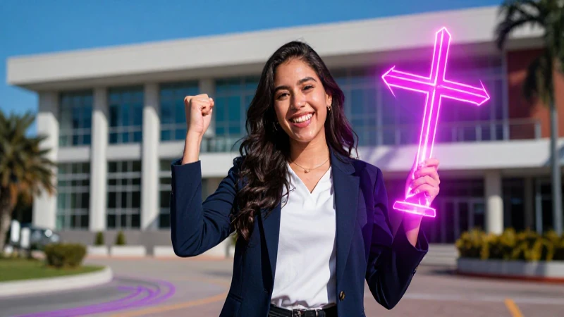 Estudiante mexicano celebra logro con estilo dinámico