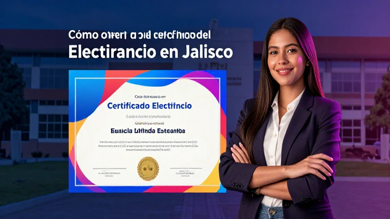 Obtén tu certificado digital en Jalisco fácilmente