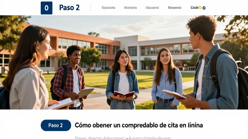 El paso dos: elige el tipo de cita