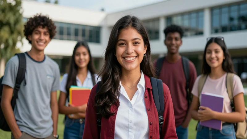 Joven mexicano triunfa en campus universitario vibrante