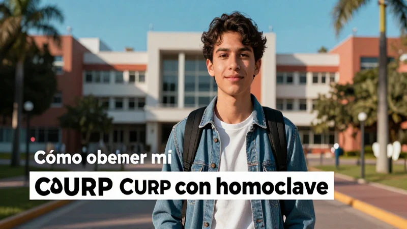Obtén tu CURP con homoclave