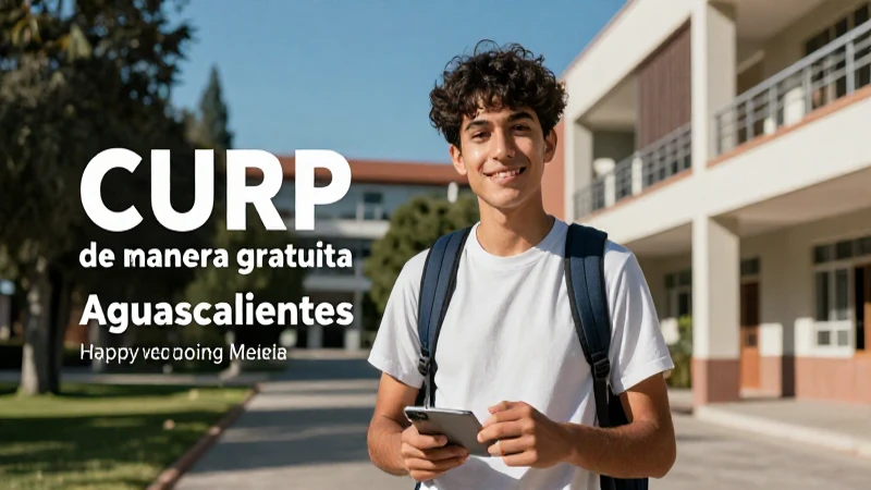 Obtén tu CURP en Aguascalientes sin complicaciones