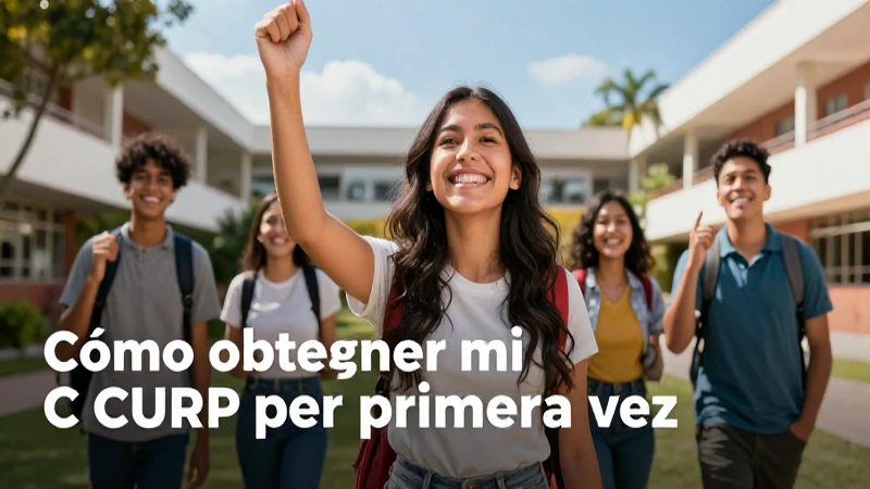Completa el formulario de solicitud de CURP
