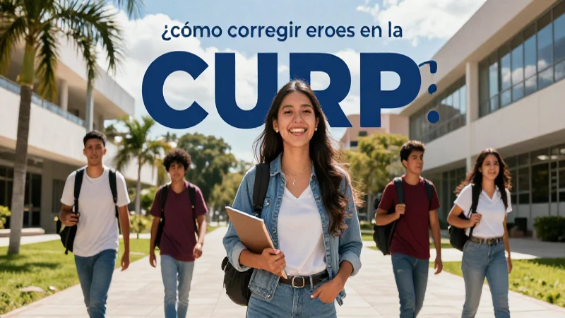 Guía para obtener y corregir CURP