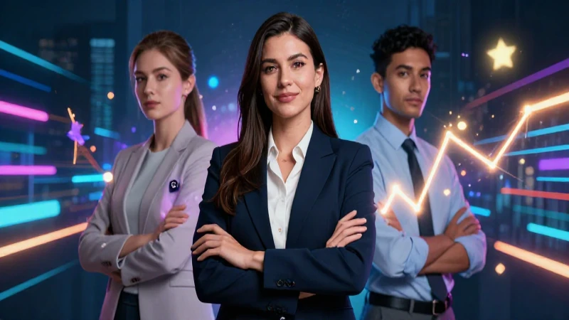 Profesional mexicano con energía digital vibrante