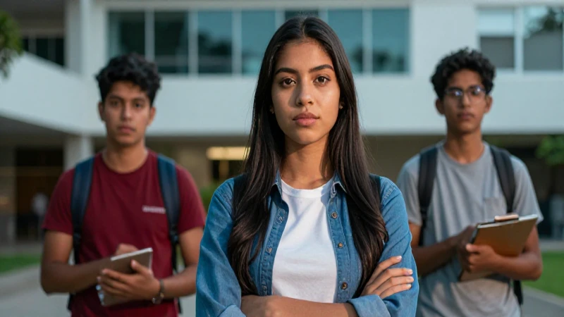Joven mexicano, confianza y dinamismo universitario