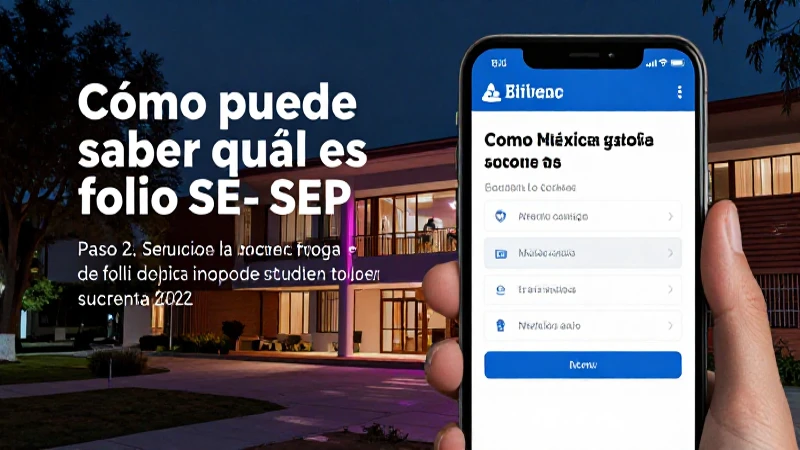 Selecciona la opción de consulta de folio