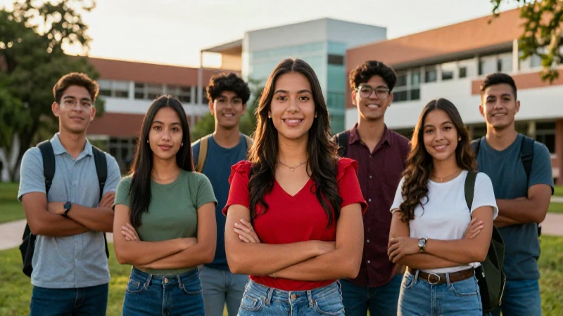 Jóvenes mexicanos celebrando grandes logros académicos