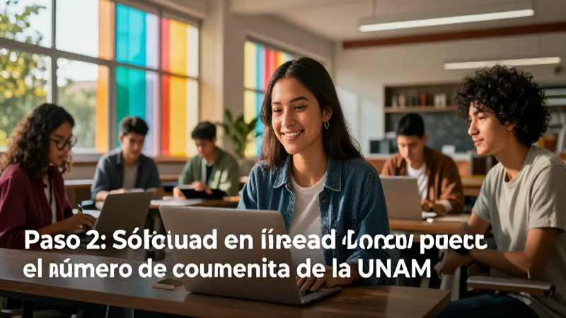 Estudiante UNAM moderno con ambiente vibrante