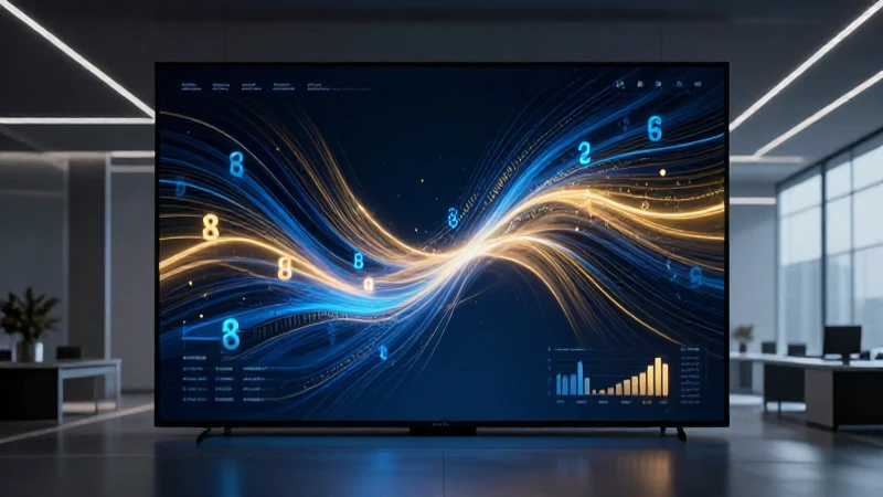Flujo abstracto de datos financieros modernos