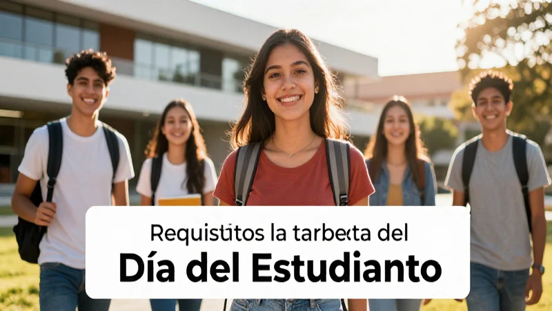 Requisitos para obtener la tarjeta del Día del Estudiante