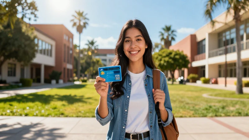 Tarjeta estudiantil para oportunidades universitarias