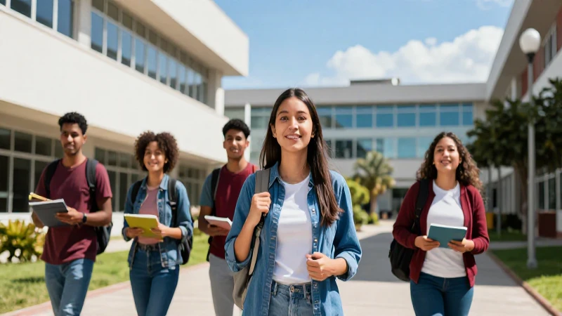 Joven mexicano triunfa en campus universitario moderno