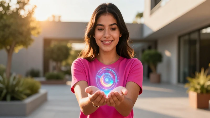 Joven mexicana recibe un token digital en dorado